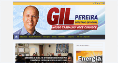 Desktop Screenshot of deputadogilpereira.com.br